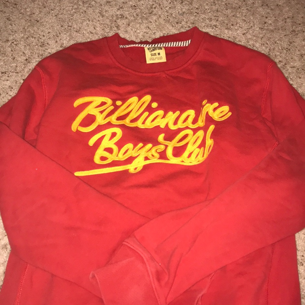 Billionaire Boys Club Red Crew Neck